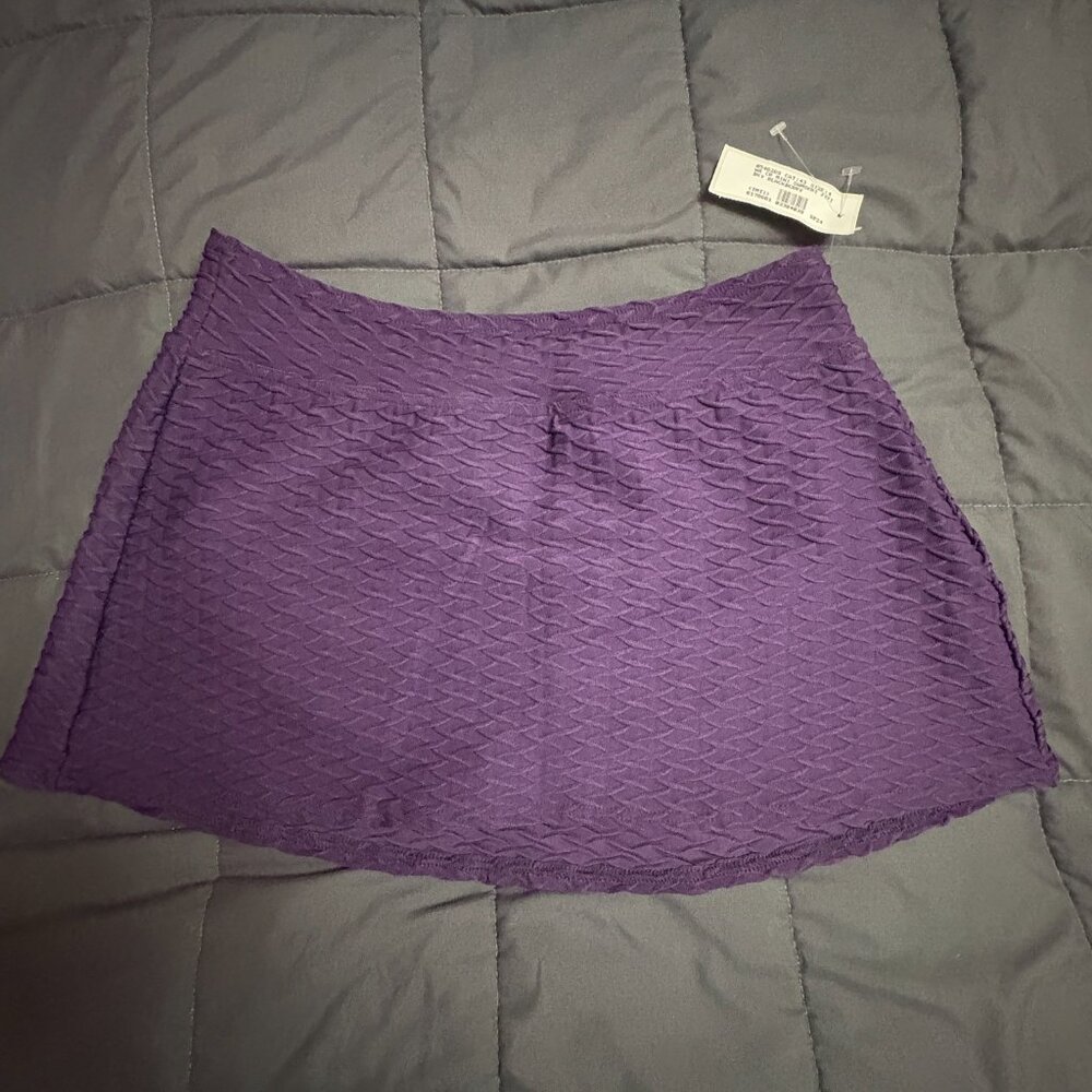 Lands' End Texture Mini Swim Skirt Bottoms - Sizes: 4 - NWT